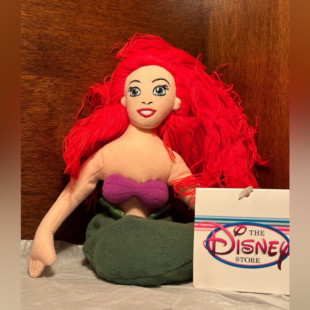 Disney Store Ariel Bean Bag - NWT